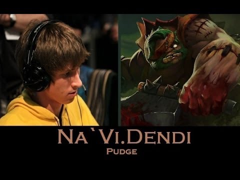 Na`Vi.Dendi Gameplay in Dota 2 on PUDGE KDA 18/2/10 FULL GAME