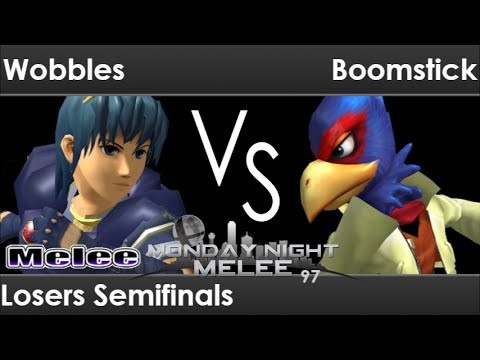 MNM 97 - PG FX | Wobbles (Marth) vs Boomstick (Falco) Losers Semifinals - Melee
