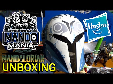 Mando Mania "Star Wars: The Mandalorian" toy collection from Hasbro UNBOXING
