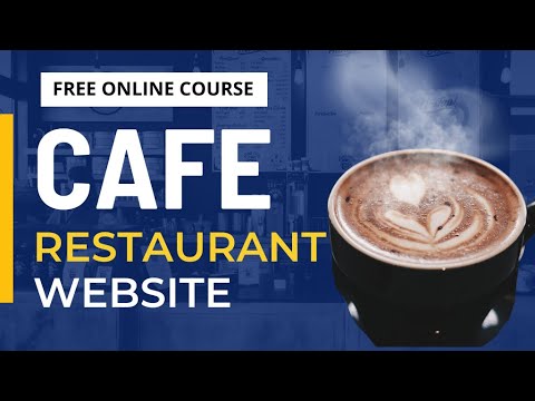 How to Create a Cafe Restaurant Website ( step by step ) | #cafe