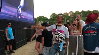 7 - Silence &amp; Love Lies (Jaden Smith watching) - Khalid w/ Normani (Live Lollapalooza 2018 - Day 1)