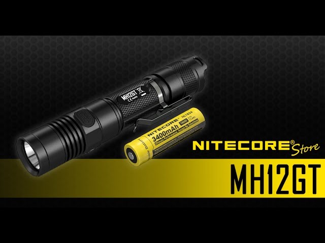 Vidéo teaser pour Nitecore MH12GT 1000 Lumen Long Throw Rechargeable Flashlight - MH12 Upgrade