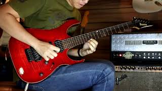 Video thumbnail for Ibanez J Custom RG1680 2000 & J custom RG1302 Light Blue 1996 Ash body by Fusionmusic Studio