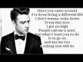 Justin Timberlake - Pusher Love Girl ( Lyrics On ...