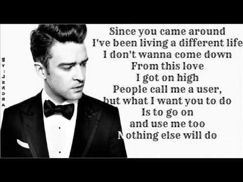 Justin Timberlake - Pusher Love Girl ( Lyrics On Screen ) 2013 ( The 20 / 20 Experience )