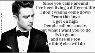 Justin Timberlake - Pusher Love Girl ( Lyrics On Screen ) 2013 ( The 20 / 20 Experience )