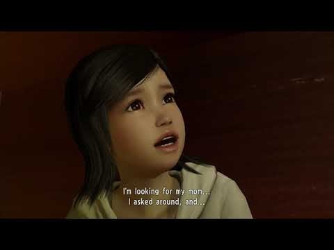 Yakuza Kiwami Kiryu meets Haruka for the first time.