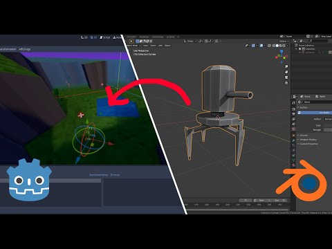 Projet 3D GODOT GAME ENGINE low poly pour bien débuter