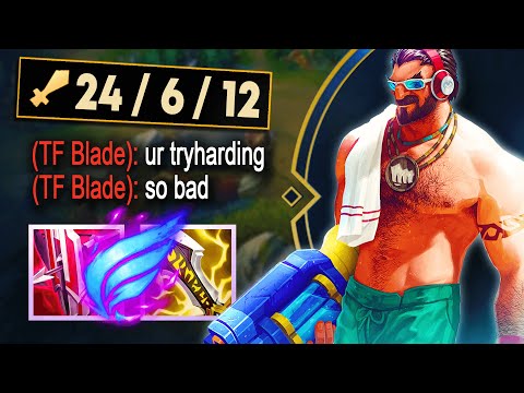 I DROPPED 24 KILLS VS TF BLADE | League of Legends
