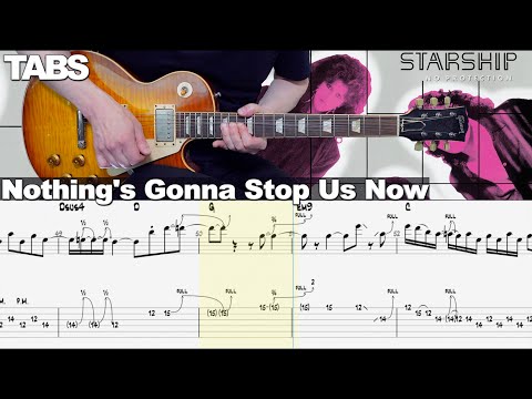 Starship - Nothing's Gonna Stop Us Now | Guitar cover WITH TABS |