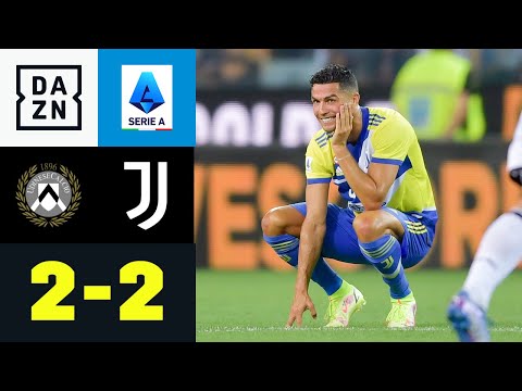 90+4 Ronaldo rettet Juve, fast: Udinese - Juventus 2:2 | Serie A | DAZN Highlights