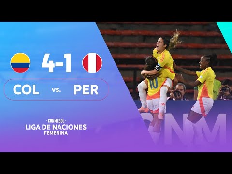 COLOMBIA vs. PERÚ | HIGHLIGHTS | CONMEBOL LIGA DE NACIONES FEMENINA