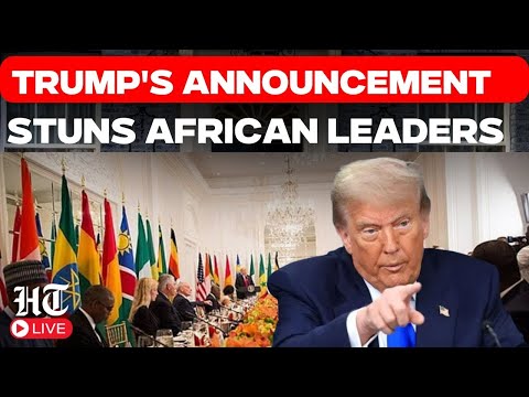 LIVE | Trump's BOMBSHELL Shocks African Leaders at White House Meeting | Trump LIVE | U.S News LIVE