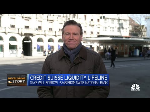 Credit Suisse to borrow around $54 billion from Swiss National Bank