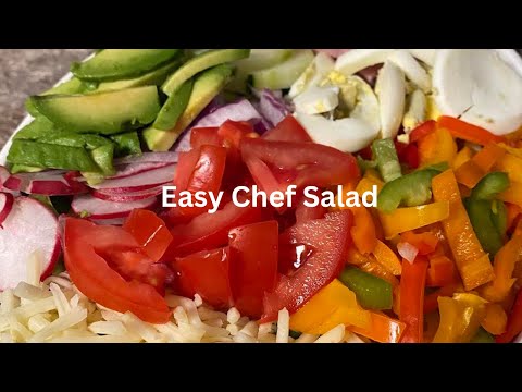 Easy Chef Salad | Easy Summer Salad | Chef Salad Recipe #casouthernbelle