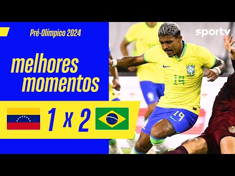 Gols e lances de Venezuela x Brasil