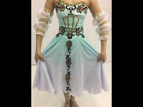 Stage ballet costume F 0351B - video 2