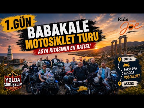We Rode to the Westernmost Point of the Asian Continent! | Babakale Motorcycle Tour Day 1