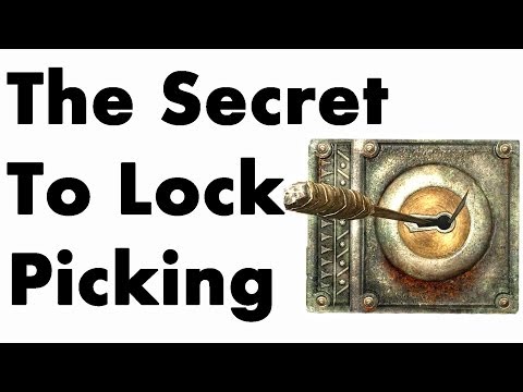Skyrim: The Secret to Lockpicking (Never Fail again)! Video