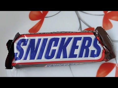 unboxing snicker SNICKERS CHOCOLATE 🍫   #asmr #asmrsounds #asmrchocolate