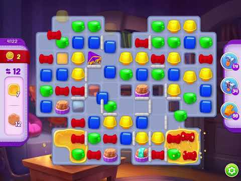 Homescapes Level 4122 With No Boosters - Hard Level