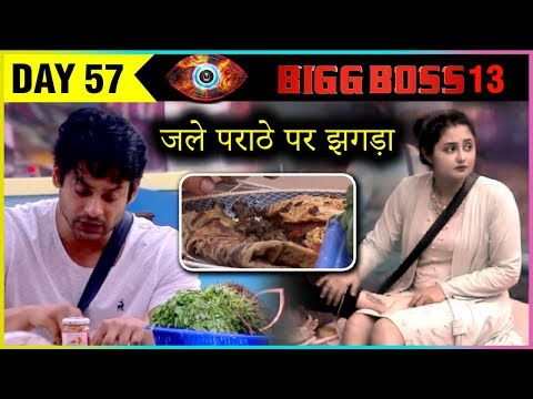 Siddharth Shukla TAUNTS Rashami Desai For Serving Him JALA HUA PARATHA | Bigg Boss 13 Episode Update