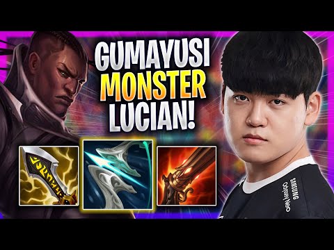 GUMAYUSI IS A MONSTER WITH LUCIAN! - T1 Gumayusi Plays Lucian ADC vs Samira! | Season 2023