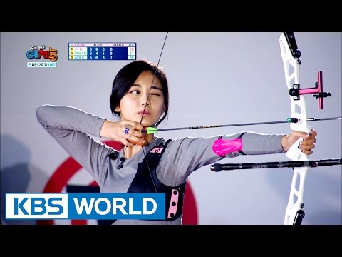How's Tzuyu's archery skills? [Cool Kiz on the Block / 2016.10.11]