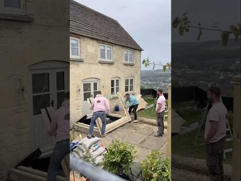 Ever seen a mudroom extension like this? #handyman #diy #craftsmanship #construction #doityourself