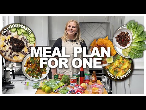 Budget-Friendly SOLO MEAL PLAN | 5 easy one pot meals!