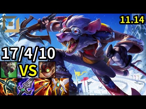 Twitch ADC vs Ziggs - KR Master | Patch 11.14