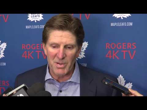 Maple Leafs Morning Skate: Mike Babcock - October 22, 2016