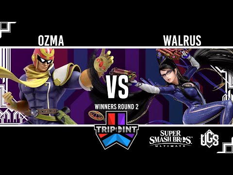 Tripoint Smash Ultimate - Winners Round 2 - Ozma(Captain Falcon) Vs. walrus(Bayonetta)
