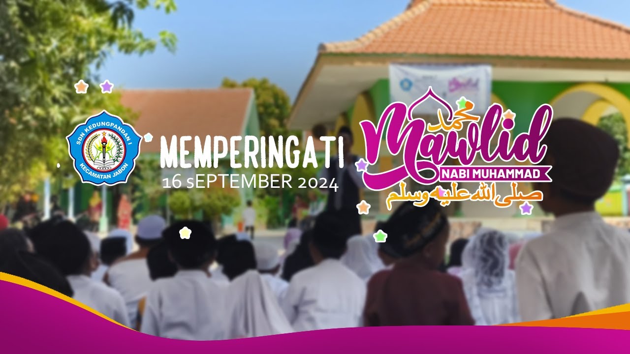Peringatan Maulid Nabi di SDN Kedungpandan 1 Tahun 2024