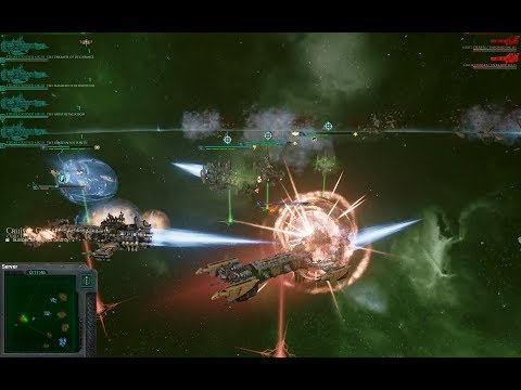 Dark Angels vs Space Wolves, Heroic Difficulty + Elite Mode 700 points - Battlefleet Gothic Armada