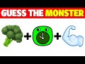 Guess The MONSTER'S By Clock Screen + EMOJI  (GARTEN OF BANBAN 6) | Jumbo Josh, Syringeon