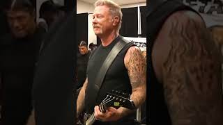 JAMES HETFIELD IMITATING MALCOLM YOUNG (AC/DC) #METALLICA #shorts