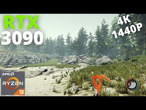 The Forest: RTX 3090 + Ryzen 9 5950X | 4K, 1440p | Max Settings