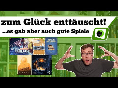 Ich kam, sah und Brettspiele #29 - von Solide bis zur Enttäuschung - 5 Spiele im Schnelldurchlauf