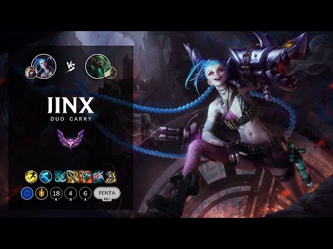 Jinx ADC vs Twitch - EUW Master Patch 12.12