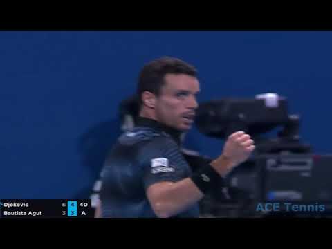 Novak Djokovic vs Roberto Bautista Agut(Highlights)