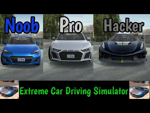 Extreme Car Driving Simulator : Noob vs Pro vs Hacker Part 6 Gameplay all cars unlocked