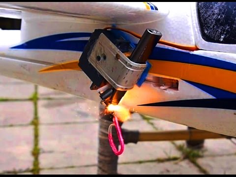 Servo controlled Lighter-Igniter for Fireworks!  RC Bomb-Dropper