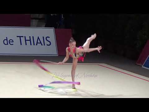 Sabina TASHKENBAEVA (UZB) ribbon - 2018 Thiais AA