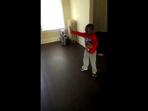 Moo moo dancing after a track meet