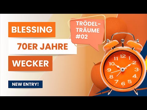 Zurück in die 70er Jahre – Blessing Wecker in Top Zustand