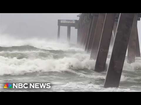 Hurricane Isaias gains power as it begins to move onshore