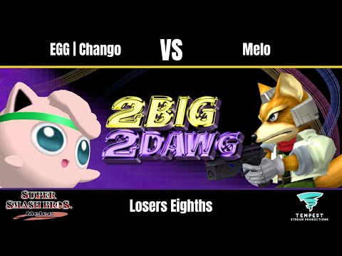 EGG | Chango (Jigglypuff) vs Melo (Fox) - Melee Losers Eighths - 2BIG 2DAWG