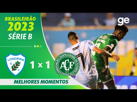 Gols e lances de Londrina x Chapecoense
