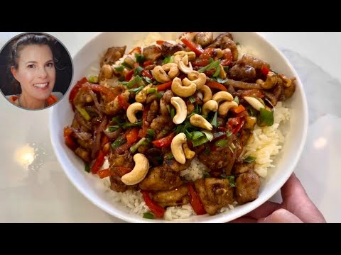 Easy, DELICIOUS 1 Pan Dinner (Cashew Chicken Recipe)